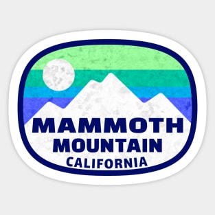 Mammoth Mountain California Skiing Mountains Ski Hiking Sticker